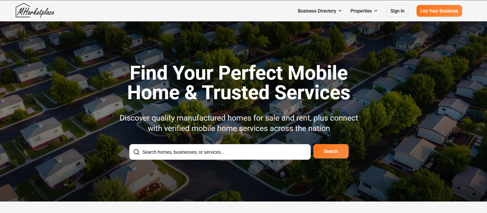 MHarketplace homepage